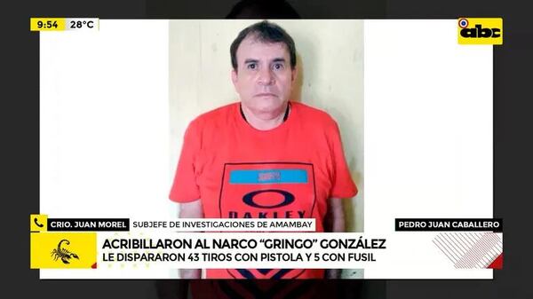 Asesinato de “Gringo”: presumen participación de cuatro sicarios - ABC Noticias - ABC Color