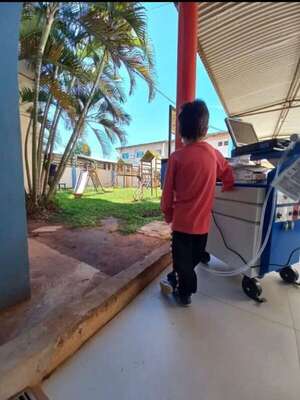 La conmovedora foto de un niño que sueña con un corazón nuevo - Nacionales - ABC Color