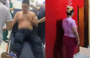 Mujer encontró a su novio con su “amiga” en un hospedaje y casi lo mata a puñaladas - Noticiero Paraguay