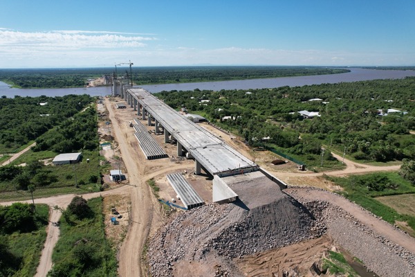 Las obras del Puente de la Bioceánica superan el 60% de avance - ADN Digital