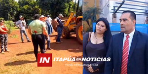 QUERELLAN AL INTENDENTE DE EDELIRA POR ATROPELLAR UNA PROPIEDAD CON MÁQUINAS MUNICIPALES - Itapúa Noticias