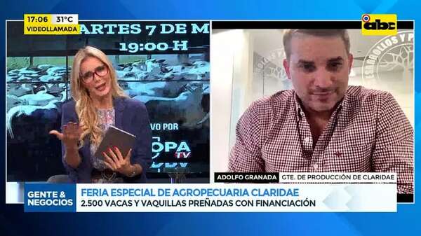 Video: Feria Especial de Agropecuaria Claridae - Gente & Negocios - ABC Color