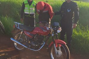 Capturan a delincuente tras hurto de motocicleta