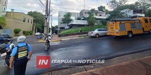 BOMBEROS ACTUARON ANTE PRINCIPIO DE INCENDIO EN ENCARNACIÓN - Itapúa Noticias