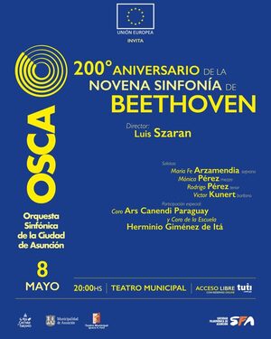 OSCA y la UE celebran el 200° aniversario de la Novena Sinfonía de Beethoven - .::Agencia IP::.
