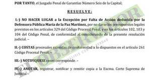 Jueza rechaza incidente presentado por procesado por secuestro de empresaria