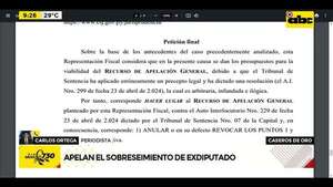 Caseros de Tomás Rivas: fiscal apela sobreseimiento de exdiputado   - ABC Noticias - ABC Color