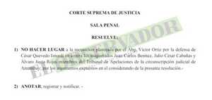 Defensa de Quevedo Isnardi tiene como práctica común las recusaciones infundadas y dilatorias, según Tribunal
