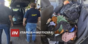 INCAUTAN PRENDAS DE VESTIR DE CONTRABANDO EN CARMEN DEL PNÁ. - Itapúa Noticias