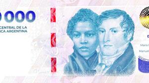 Argentina pone en circulación billetes de 10.000 pesos ante alta inflación