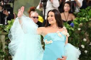 Lea Michele presume su embarazo en la Met Gala - Gente - ABC Color
