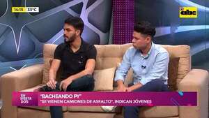 “Bacheando PY’': jóvenes cansados de promesas arreglan calles con recursos propios - Ensiestados - ABC Color