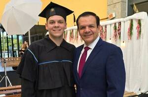 [VIDEO] Rubén Darío Da Rosa, feliz en la graduación de su hijo en Brasil
