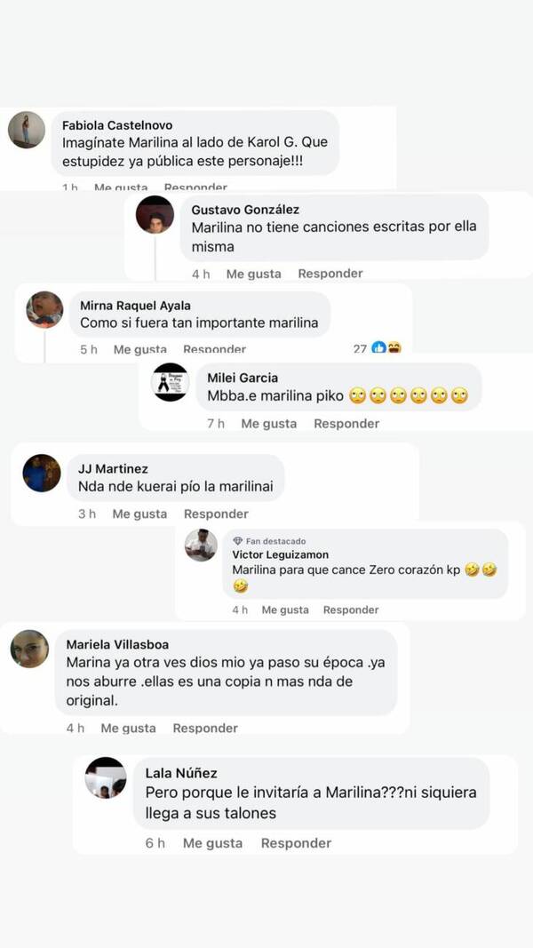 Marilina se plagueó contra los que le cañean: "Me duele tanto que sean así"