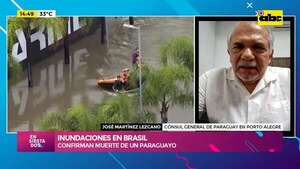 Video: confirman muerte de un paraguayo por inundaciones en Brasil  - Ensiestados - ABC Color