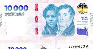 La Nación / Gobierno de Milei lanza nuevo billete de 10.000 pesos