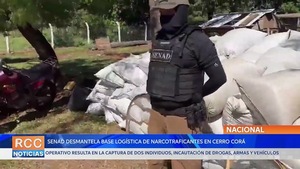 SENAD desmantela base logística de narcotraficantes en Cerro Corá, Amambay