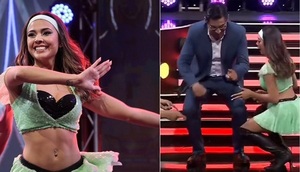 Vane Nicole le hizo bailar a Clari Arias - Teleshow