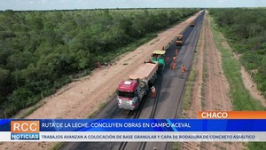 Ruta de la Leche: van concluyendo las obras en Campo Aceval