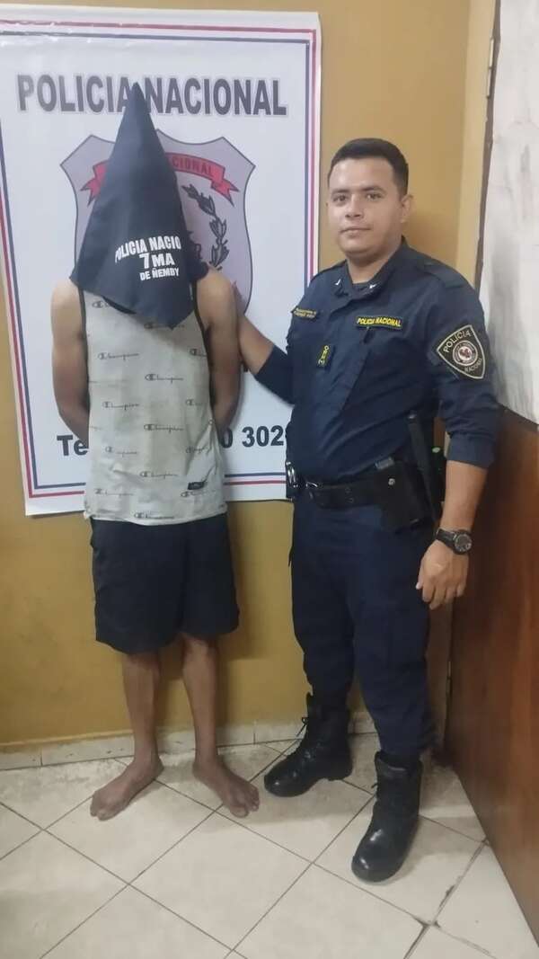 Vecinos del barrio Pa’i Ñu de Ñemby capturan a ladrón domiciliario - Policiales - ABC Color