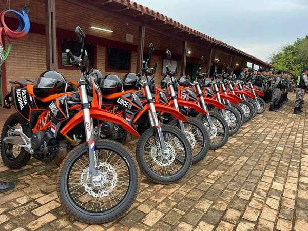 Cercano de HC proveerá 100 motos para agentes del Grupo Lince vía Unops - Política - ABC Color