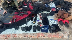 Operativo policial contra banda de asaltacajeros deja dos abatidos