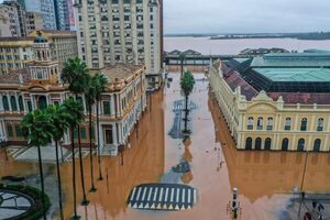 Crece la tragedia por las inundaciones en el sur de Brasil: hay 96 muertos, 1.500.000 damnificados y pronostican más lluvias - .::Agencia IP::.