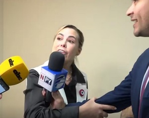 Polémica en el Senado: Lizarella Valiente acusa a periodista de ser “hostil” y lo estira del brazo