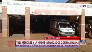 Tres menores y su madre se intoxicaron con marihuana en Alto Paraná - Noticias Paraguay