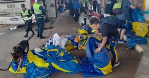 Diario HOY | Llegaron 30 buses con hinchas de Boca para el partido de hoy, incautaron sustancias