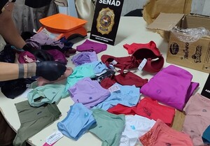 Senad frena ingenio narco para traficar cocaína impregnada con prendas de vestir en el aeropuerto de Luque – La Mira Digital