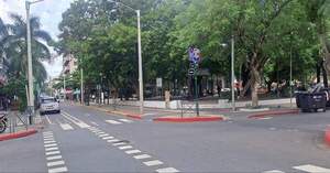 Pelaron a cambista en plena calle Palma