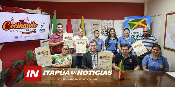 LANZAN EVENTO “COCINANDO POR LA SALUD” EN EL DISTRITO DE HOHENAU - Itapúa Noticias