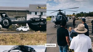 Helicóptero de Neymar colabora en la evacuación de afectados por inundaciones