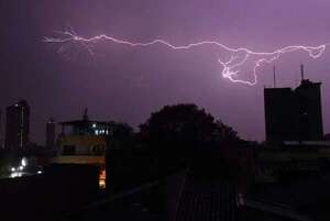 Meteorología: seis departamentos en alerta de tormentas eléctricas  - Clima - ABC Color