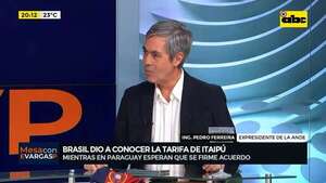 “Yo estoy feliz porque se termina el carnaval en Itaipú'’, dice el expresidente de la ANDE - Mesa de Periodistas - ABC Color