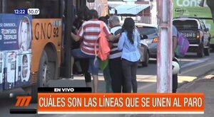 ¿Cuáles son las líneas que se unen al paro de transporte? | Telefuturo