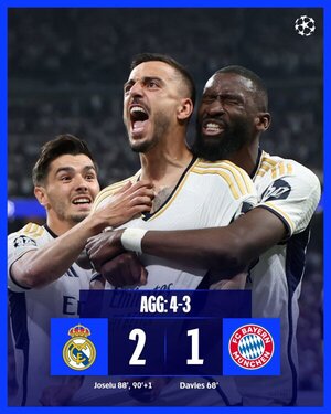 Real Madrid lo da vuelta y es finalista - SNT