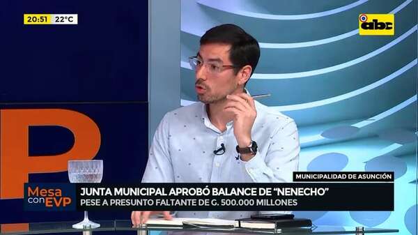 Video: Junta Municipal aprobó balance de ‘’Nenecho’' pese a presunto faltante de G. 500.000 millones - Mesa de Periodistas - ABC Color