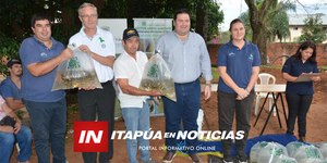 PRODUCTORES DE FRAM RECIBEN ALEVINES PARA FORTALECER LA PRODUCCIÓN ÍCTICA - Itapúa Noticias