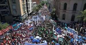 La Nación / Gobierno de Milei enfrenta este jueves su segunda huelga