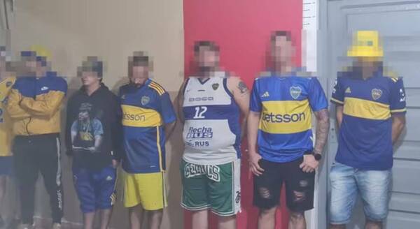 Soplaron el "tubito" y dieron positivo: demoraron ka'ure a 33 hinchas de Boca