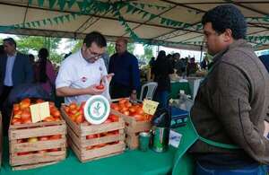 Tomate a mitad de precio, en feria de la agricultura familiar - Nacionales - ABC Color