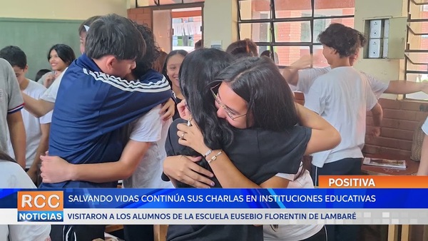 El programa Salvando Vidas continúa sus charlas de prevención en instituciones educativas