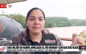 Largo conflicto familiar habría desencadenado en decisión de mujer de arrojarse al río con sus dos hijos