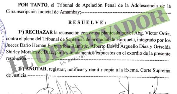 Cámara rechaza recusación de Quevedo Isnardi por falta de seriedad y sustento