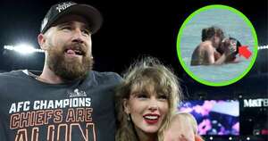 La Nación / Culpan a Travis Kelce de incitar al consumo de alcohol a Taylor Swift