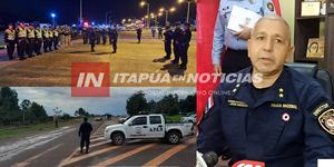 DIRECCIÓN DE POLICÍA DESPLIEGA GRAN OPERATIVO EN ITAPÚA - Itapúa Noticias