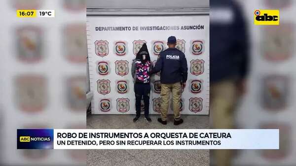 Video: robó dos instrumentos de la orquesta de Cateura y fue detenido - ABC Noticias - ABC Color