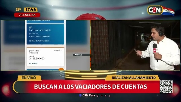 Buscan a los vaciadores de cuentas bancarias - C9N